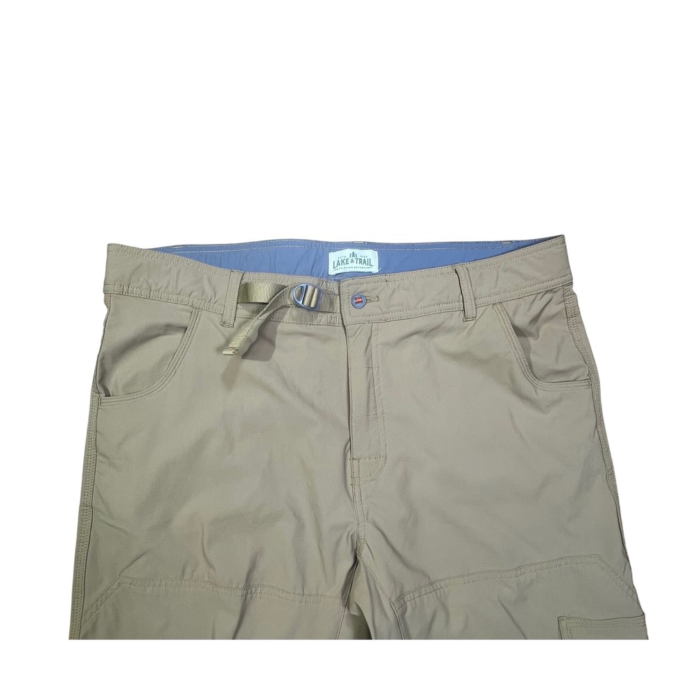 Lake & Trail Khaki Cargo Pants Convertible Snap Off Legs‎ Mens Size 40 Outdoor - Picture 5 of 11